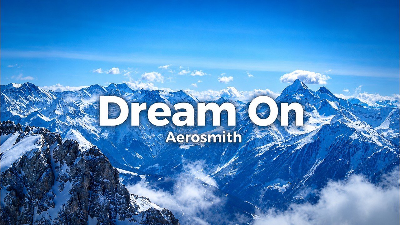 Aerosmith – Dream On Lyrics Video (1973)