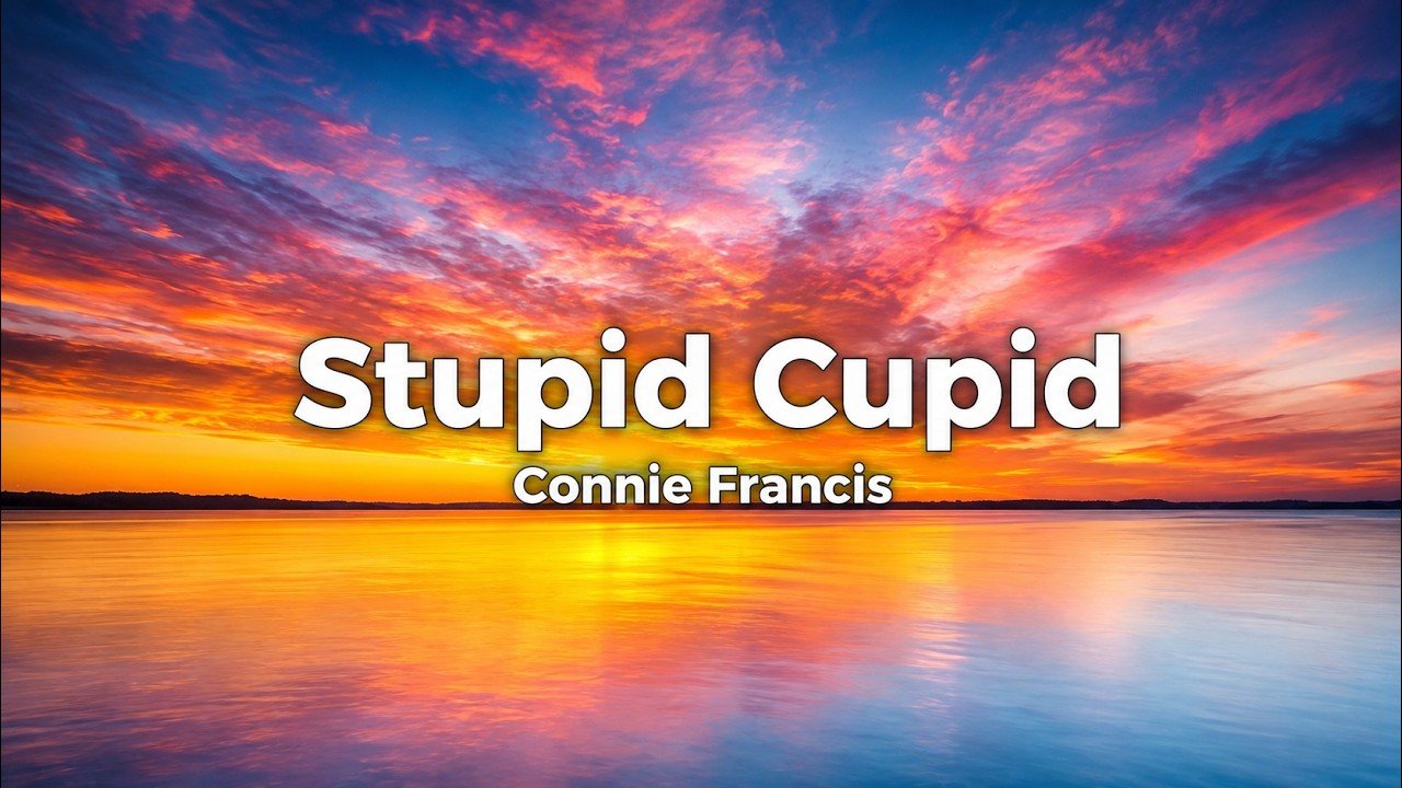 Connie Francis – Stupid Cupid Lyrics Video (1958)