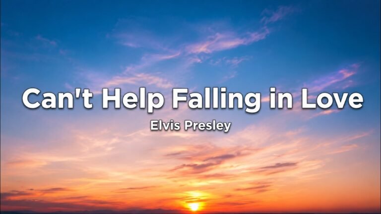 Elvis Presley – Can’t Help Falling in Love Lyrics Video (1961)