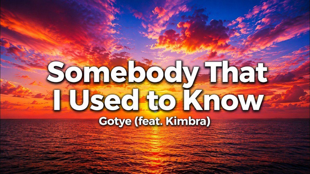 Gotye feat. Kimbra – Somebody That I Used to Know Lyrics Video (2011)