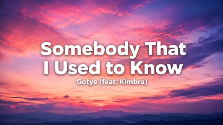Keane – Somewhere Only We Know Lyrics Video (2004)