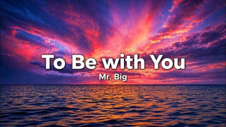 Mr. Big – To Be with You Lyrics Video (1991)