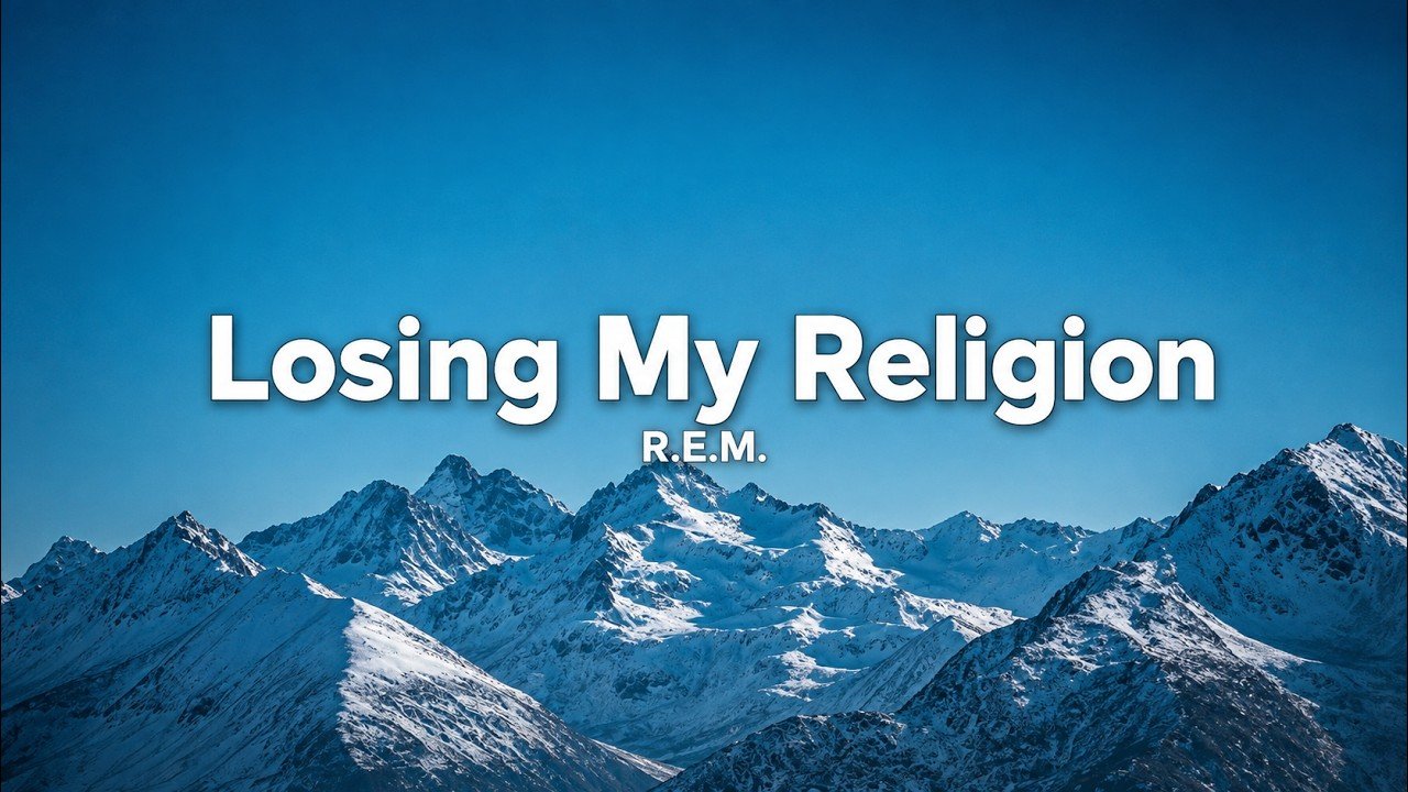 R.E.M. – Losing My Religion Lyrics Video (1991)