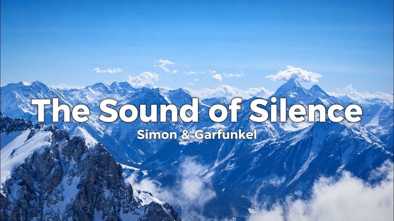 Simon & Garfunkel – The Sound of Silence Lyrics Video (1964)