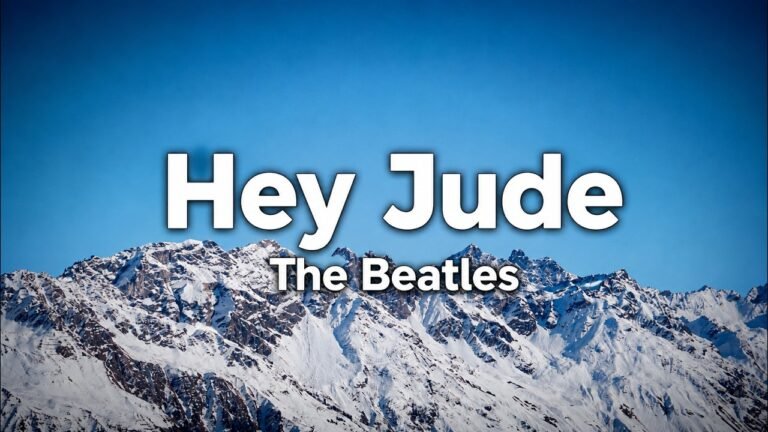 The Beatles – Hey Jude Lyrics Video (1968)