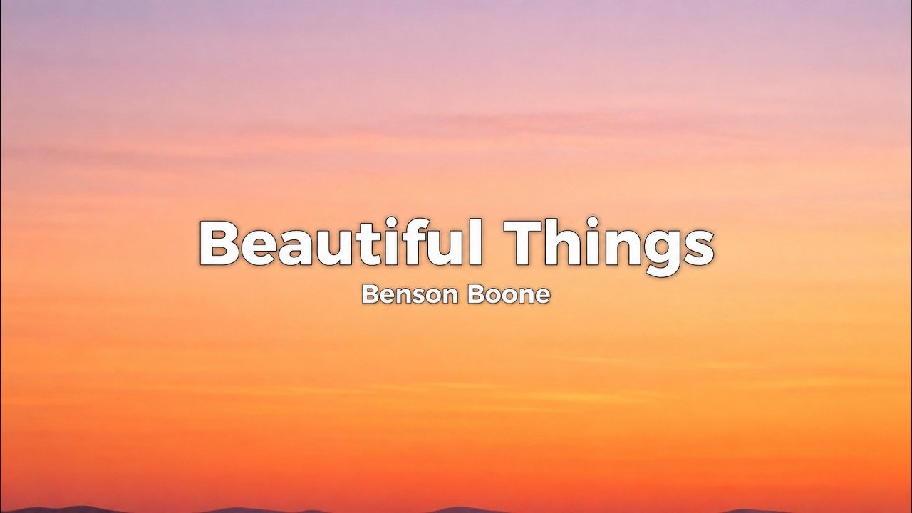 Benson Boone – Beautiful Things Lyrics Video (2024)