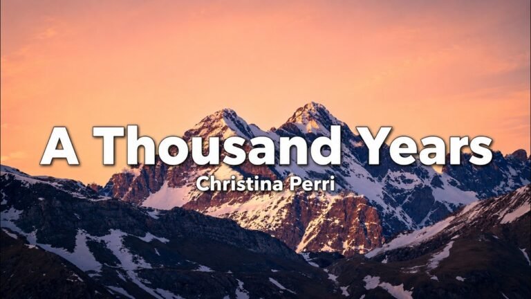 Christina Perri – A Thousand Years Lyrics Video (2011)