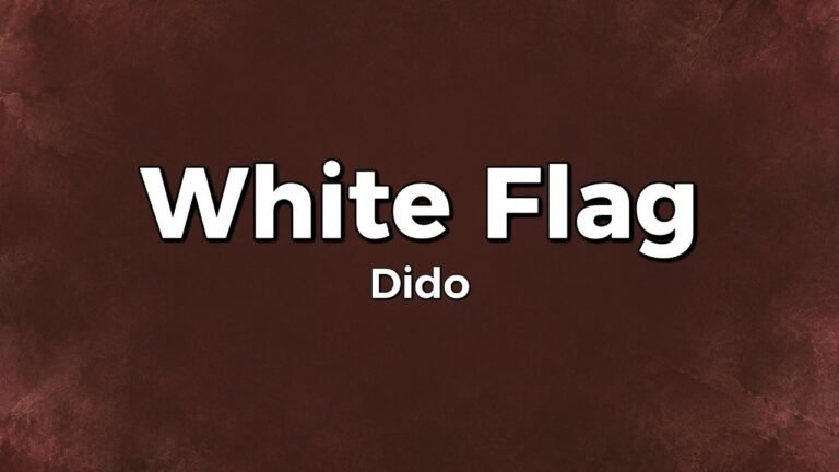 Dido – White Flag Lyrics Video (2003)