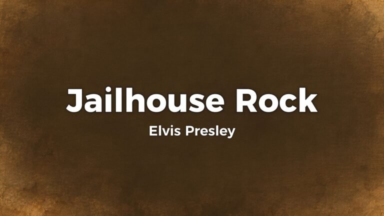 Elvis Presley – Jailhouse Rock Lyrics Video (1957)