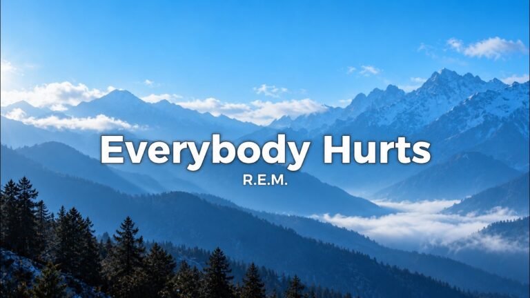 R.E.M. – Everybody Hurts Lyrics Video (1992)