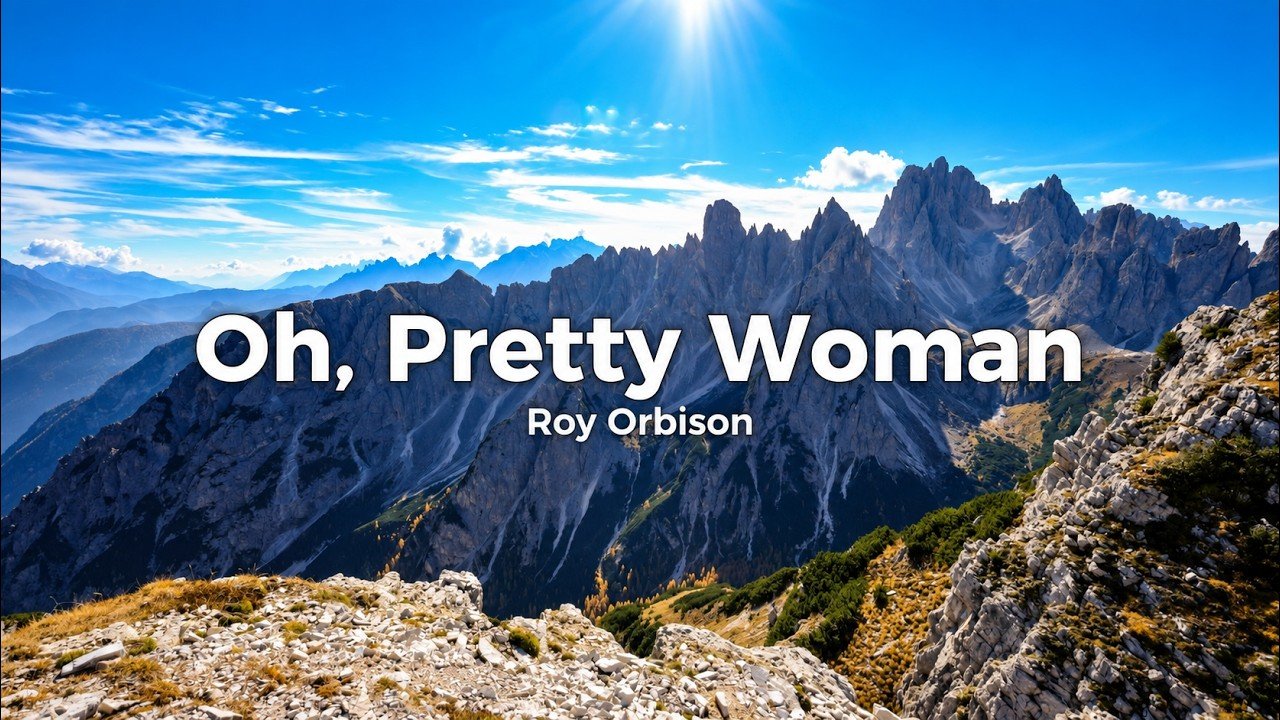 Roy Orbison – Oh, Pretty Woman Lyrics Video (1964)