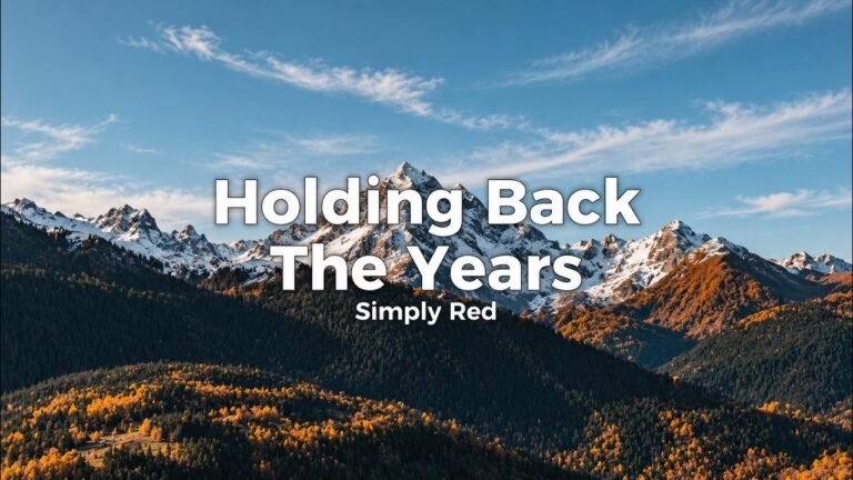 Simply Red – Holding Back the Years Lyrics Video (1985)