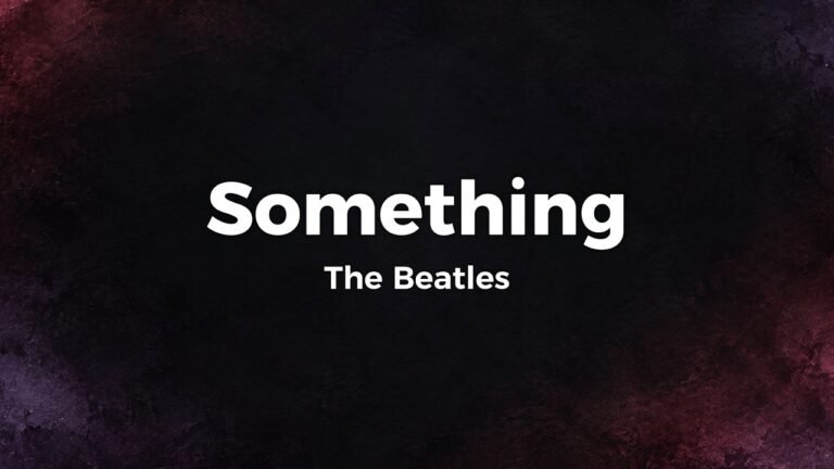 The Beatles – Something Lyrics Video (1969)