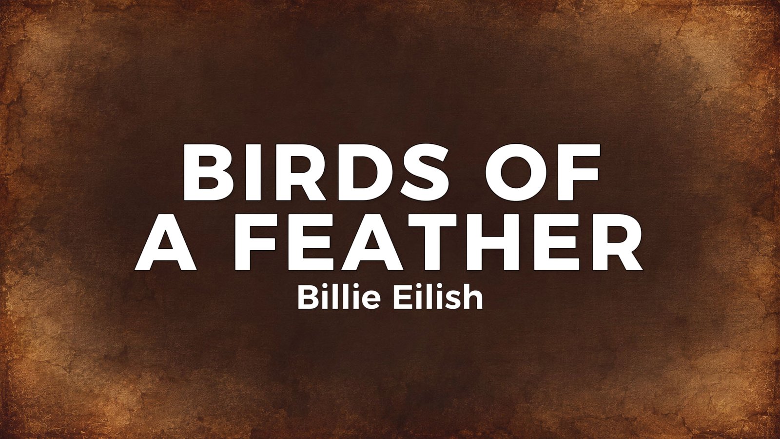 Billie Eilish – BIRDS OF A FEATHER Lyrics Video (2024)