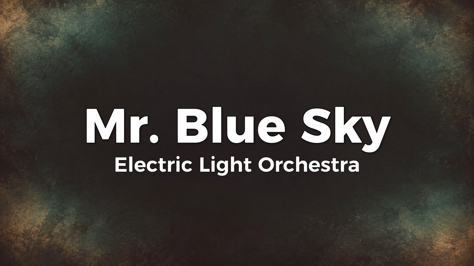 Electric Light Orchestra – Mr. Blue Sky Lyrics Video (1977)