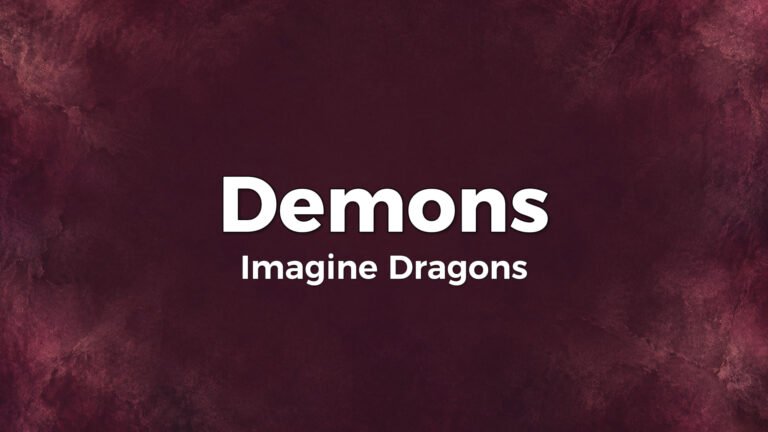 Imagine Dragons – Demons lyric video thumbnail (2012)