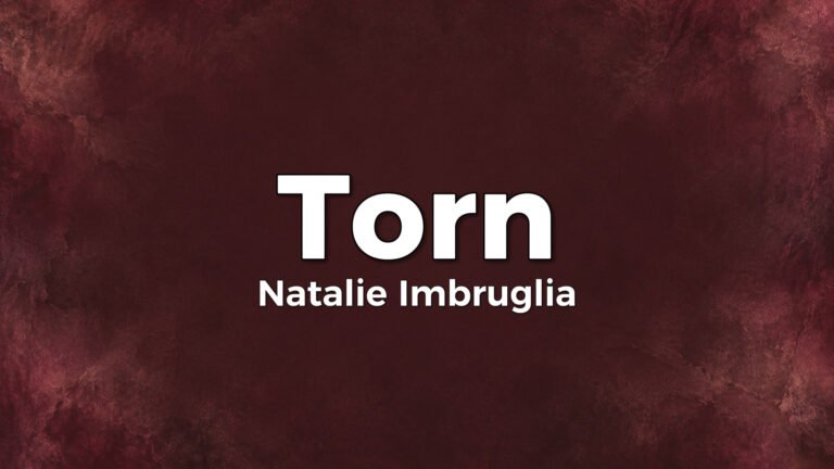 Natalie Imbruglia – Torn lyric video thumbnail (1997)