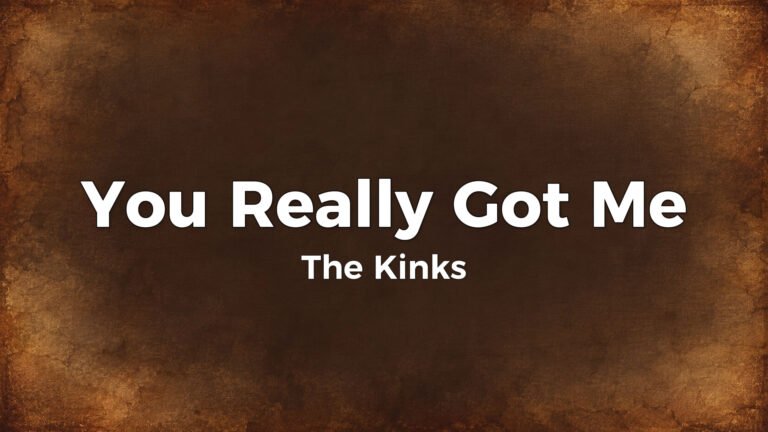 The Kinks – You Really Got Me lyric video thumbnail (1964)
