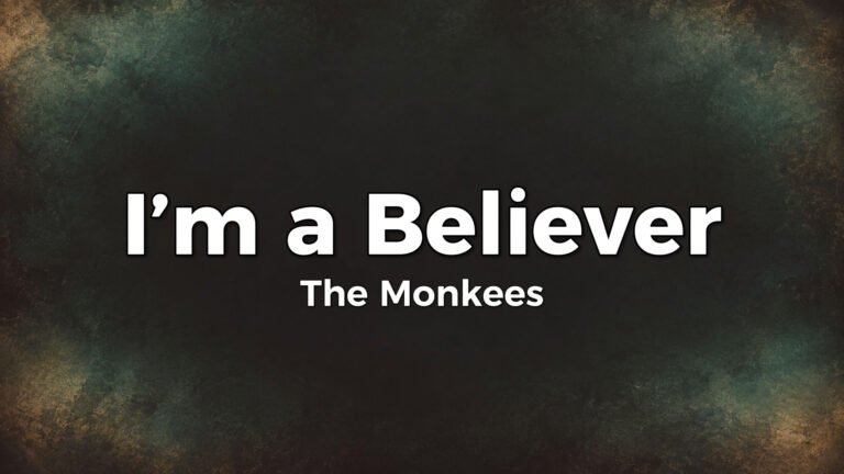 The Monkees – I’m a Believer lyric video thumbnail (1966)