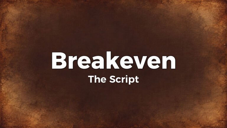 The Script – Breakeven lyric video thumbnail (2008)